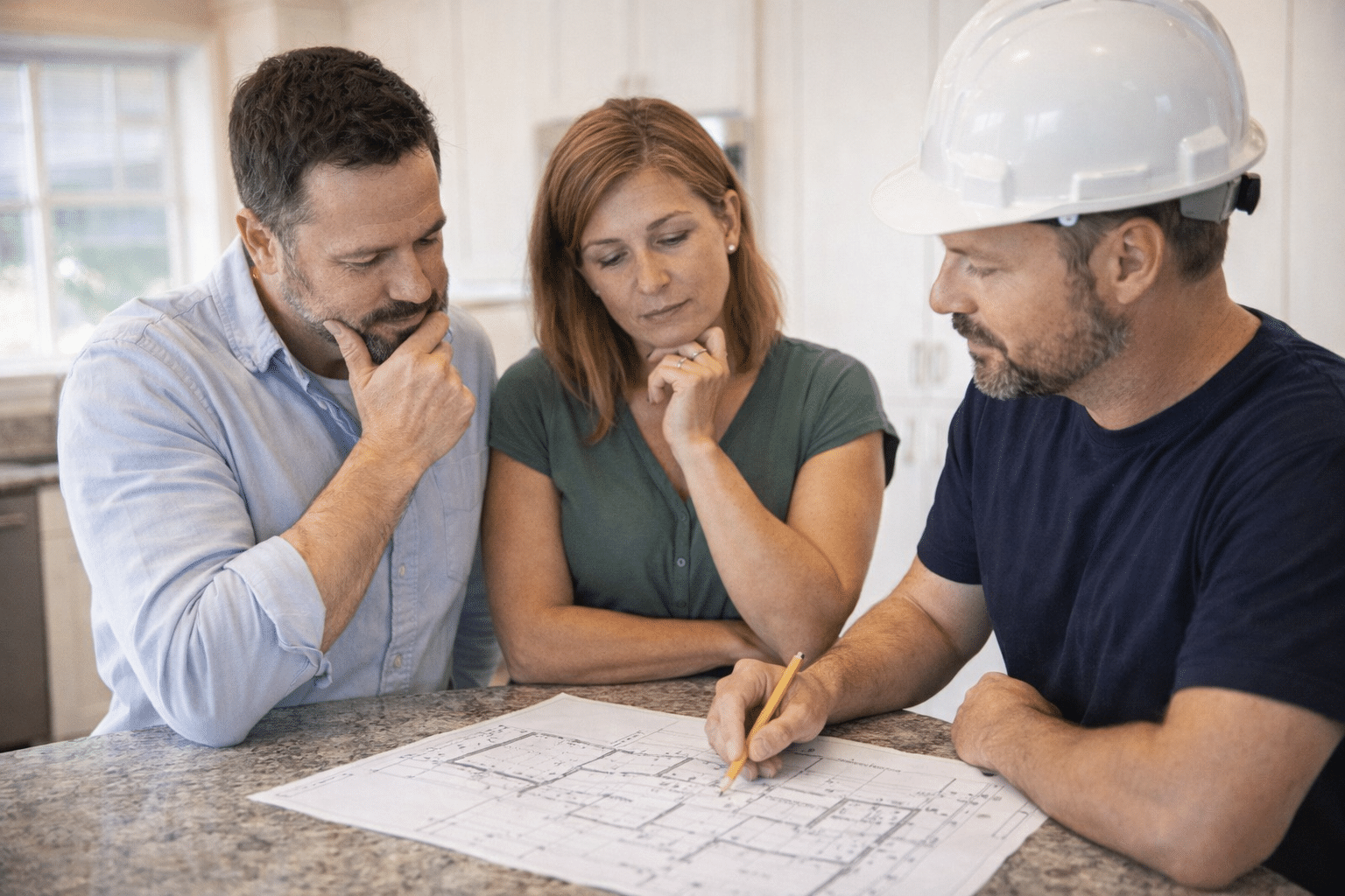 Consulting on kitchen renovation plans