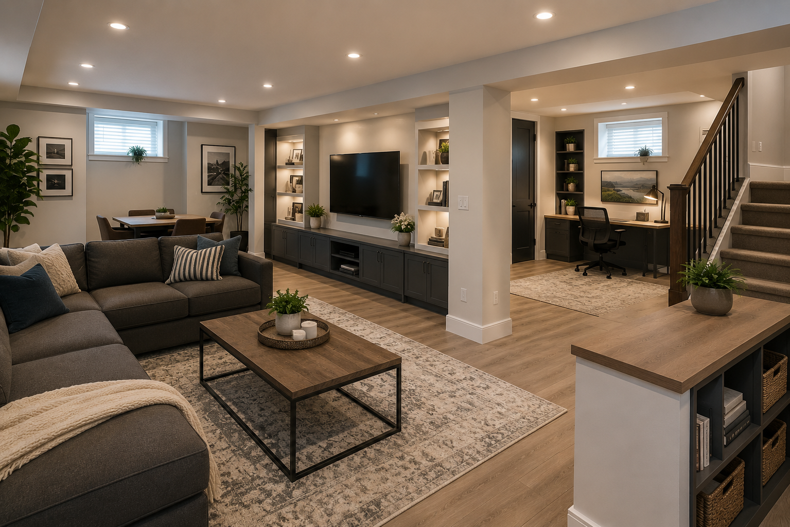 Basement Renovations in Hamilton: Practical Living Space Basement Renovations in Hamilton: Practical Living Space